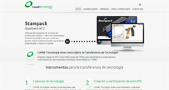 Desktop Screenshot of cimnetecnologia.com